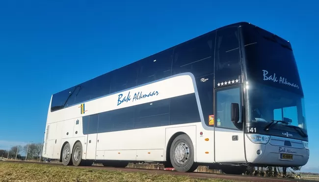 Een dubbeldekker bus huren bij Bak Reizen Alkmaar
